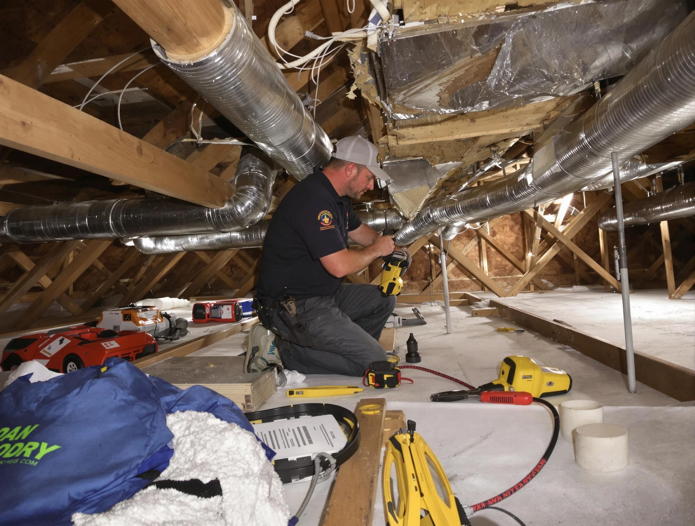 Professional air duct repair by Morgan Air Duct Cleaning in Morgan