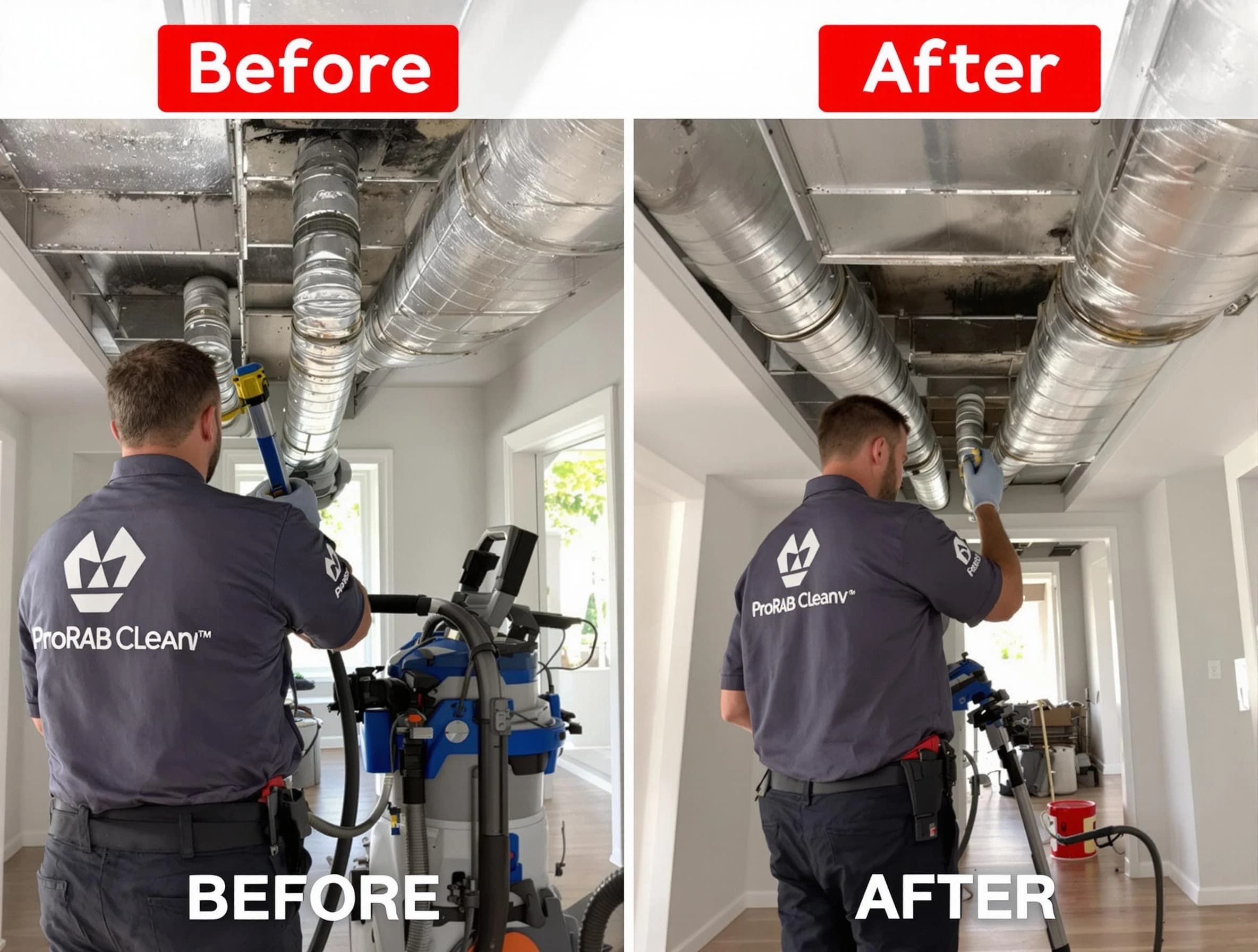 Morgan Air Duct Cleaning expert performing thorough residential duct cleaning in a Morgan home