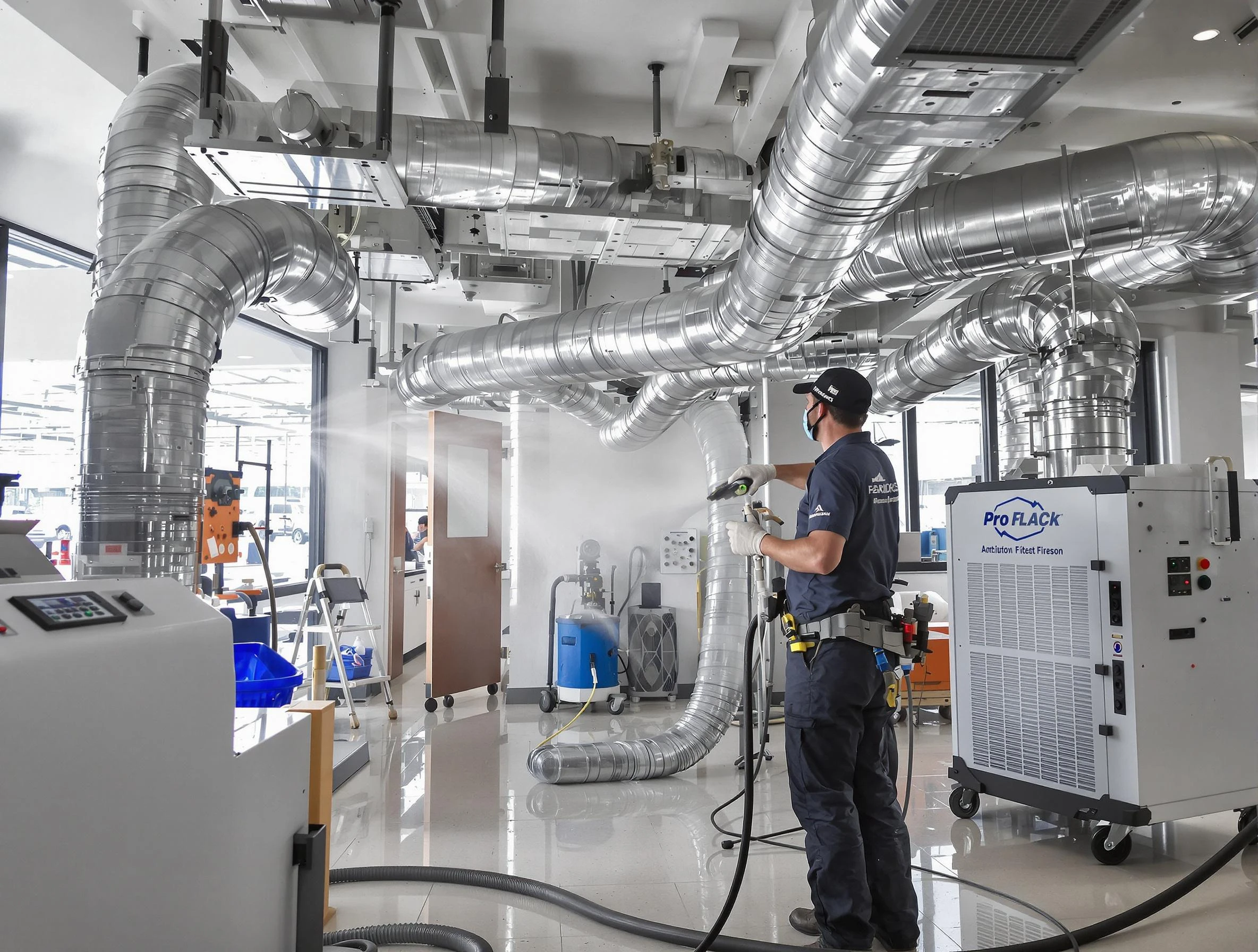 Negative Pressure Air Duct Cleaning in Morgan
