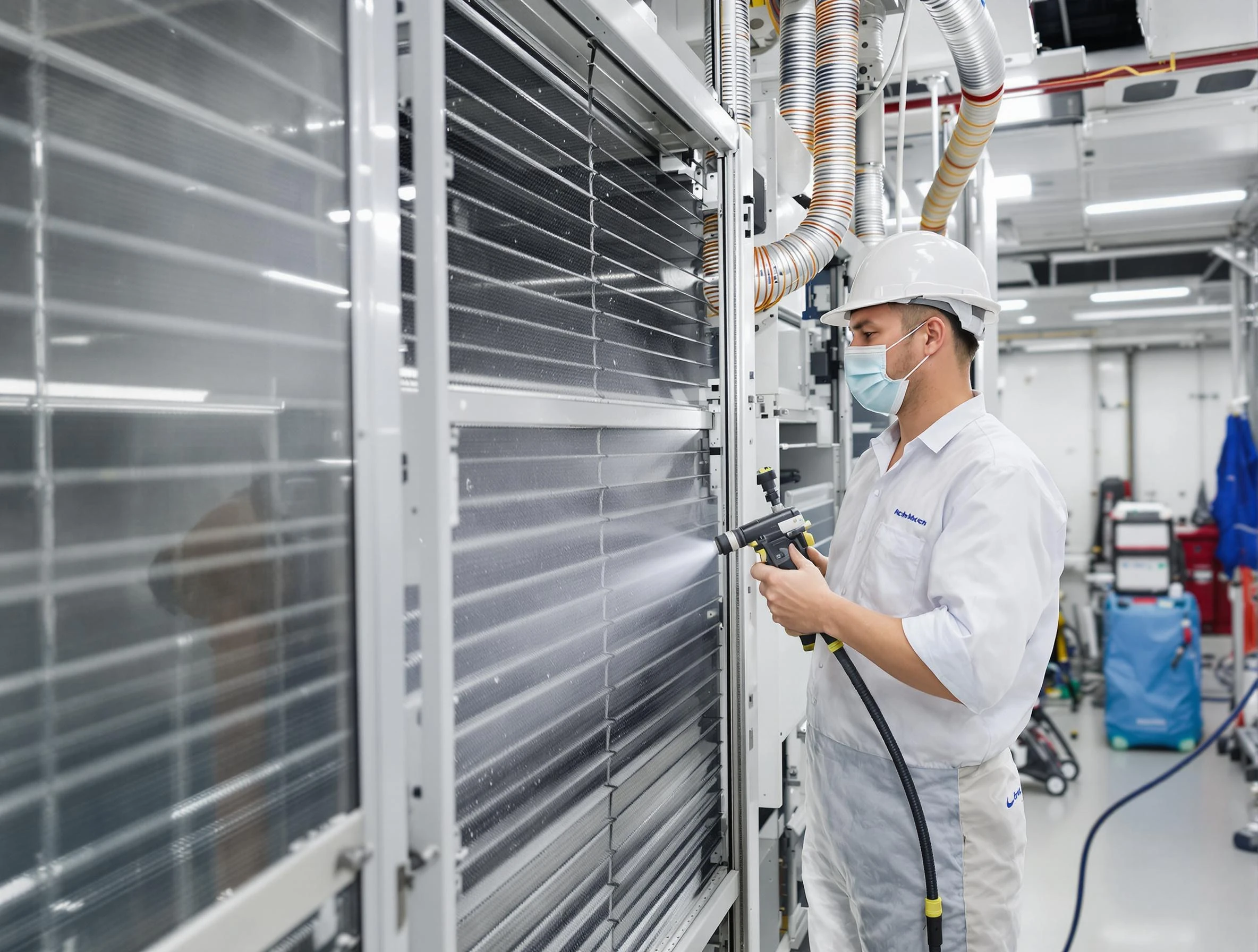 Professional AC coil cleaning by Morgan Air Duct Cleaning in Morgan